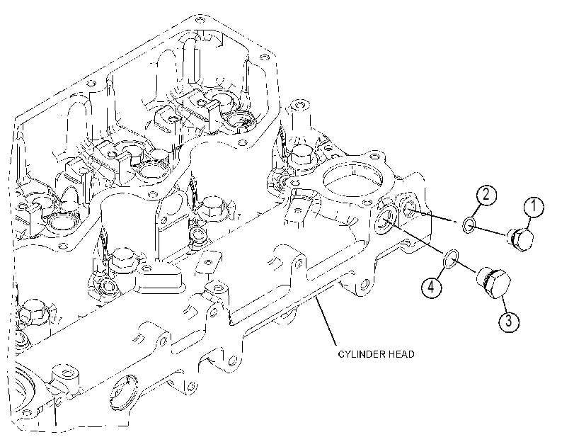 PLUG GP-AIR INLET MANIFOLD 4566223 CAT