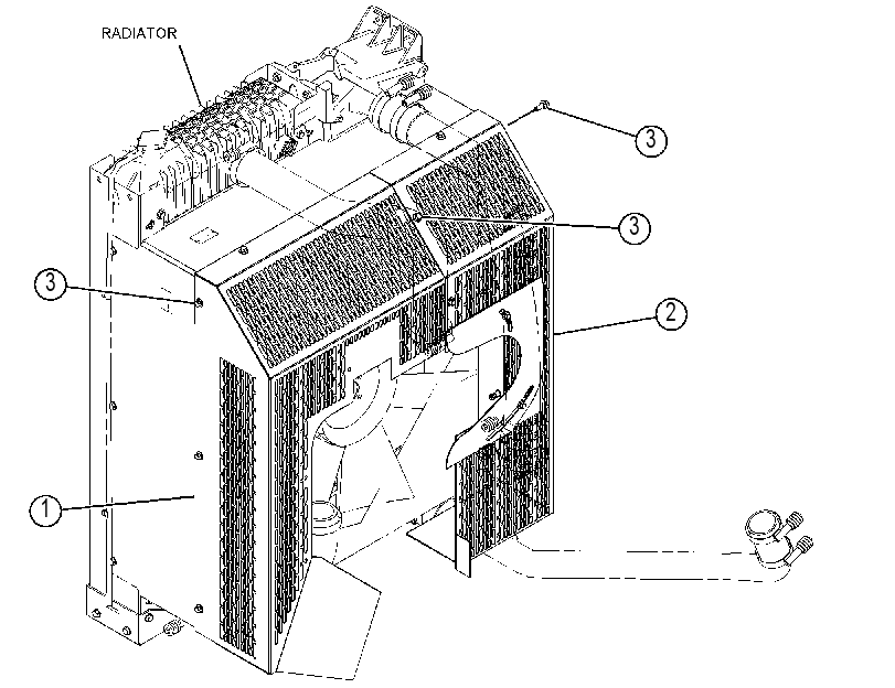 Защита радиатора 4519653 CAT