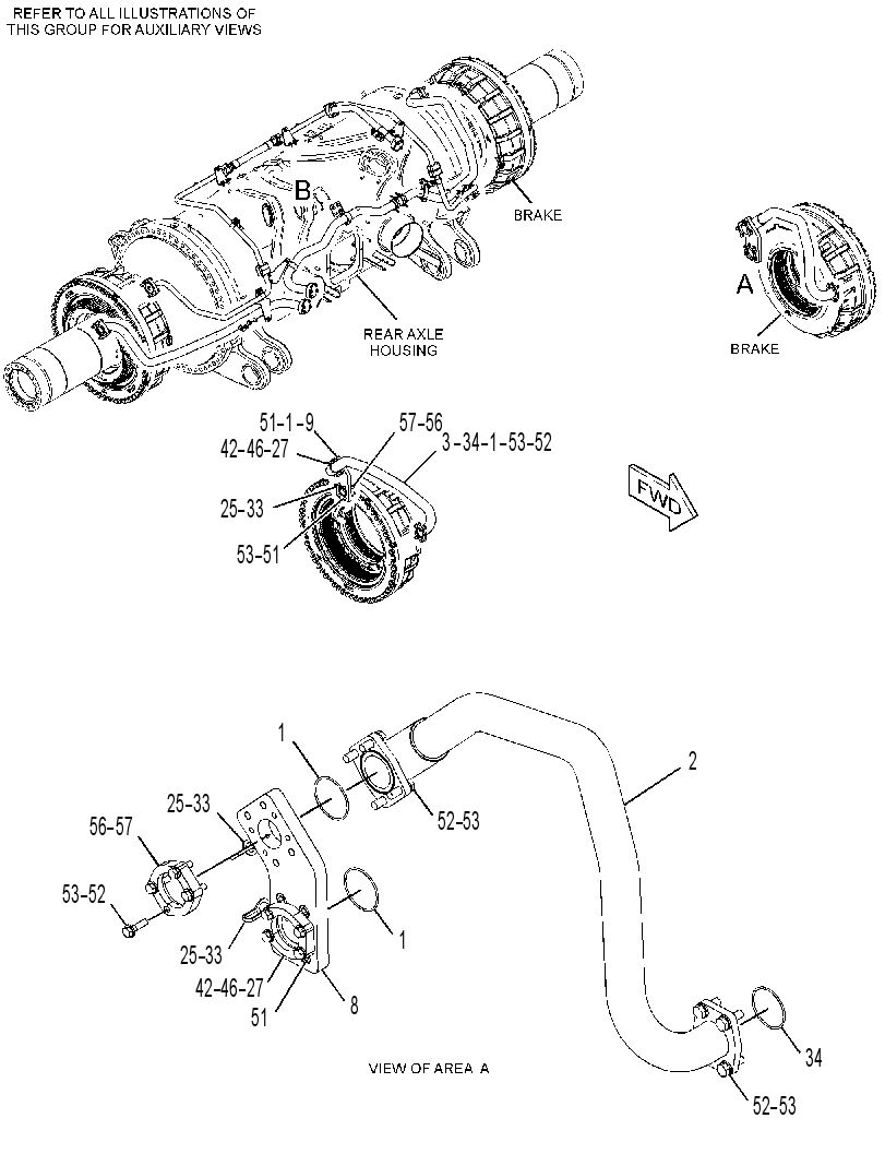 LINES GP-BRAKE COOLING 3839823 CAT