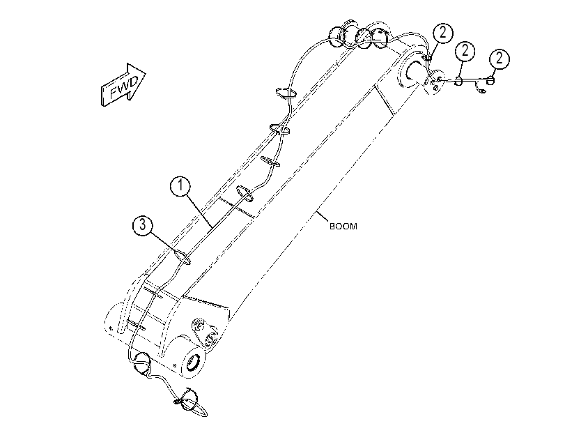 WIRING GP-BOOM 4229748 CAT