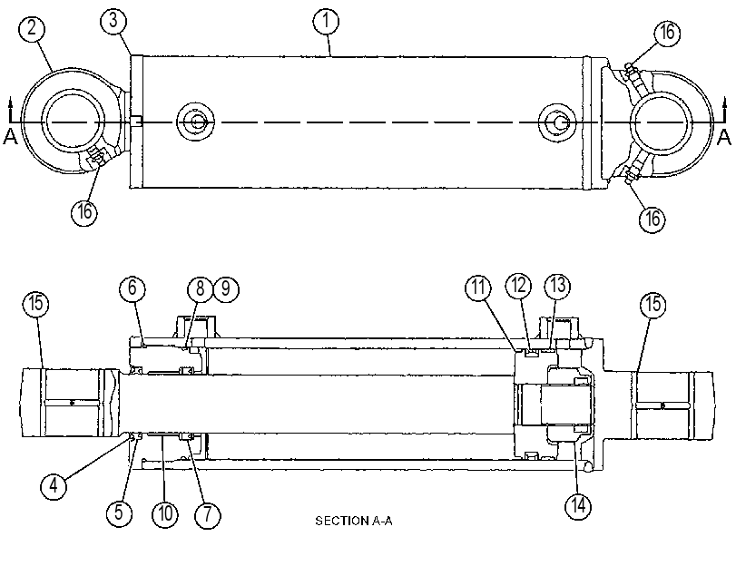 CYLINDER GP-BLADE 4443882 CAT