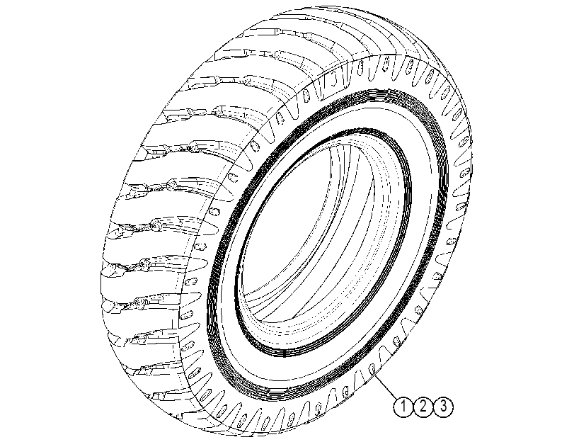 TIRE GP-REAR 4554320 CAT