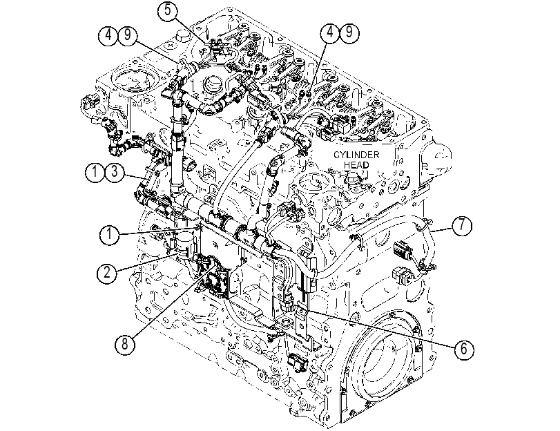 HARNESS GP-ENGINE 4334679 CAT