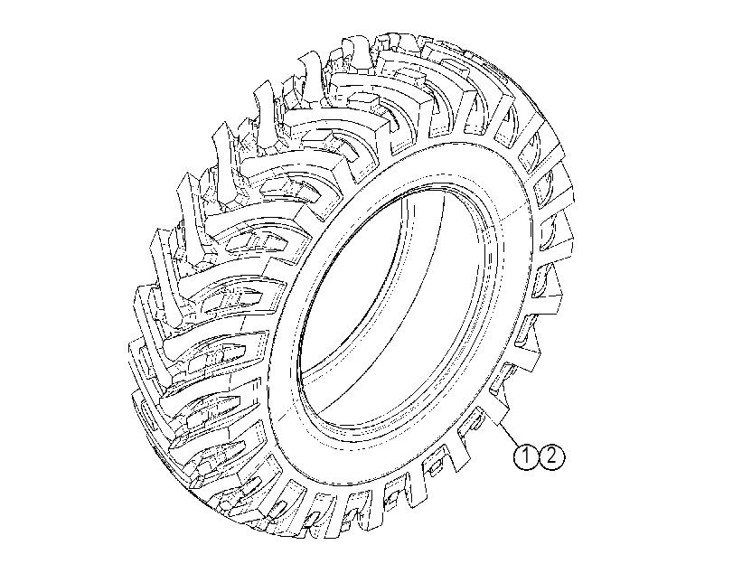 TIRE GP-REAR 4554325 CAT