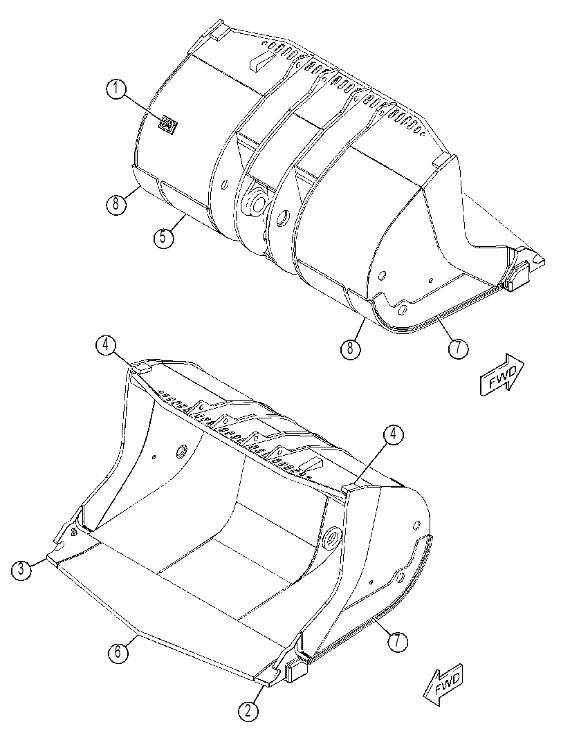 BUCKET AS-PENETRATION 2560387 CAT