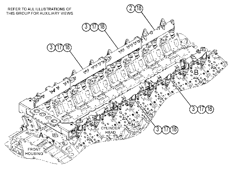 Трубопроводы водяные 4431927 CAT