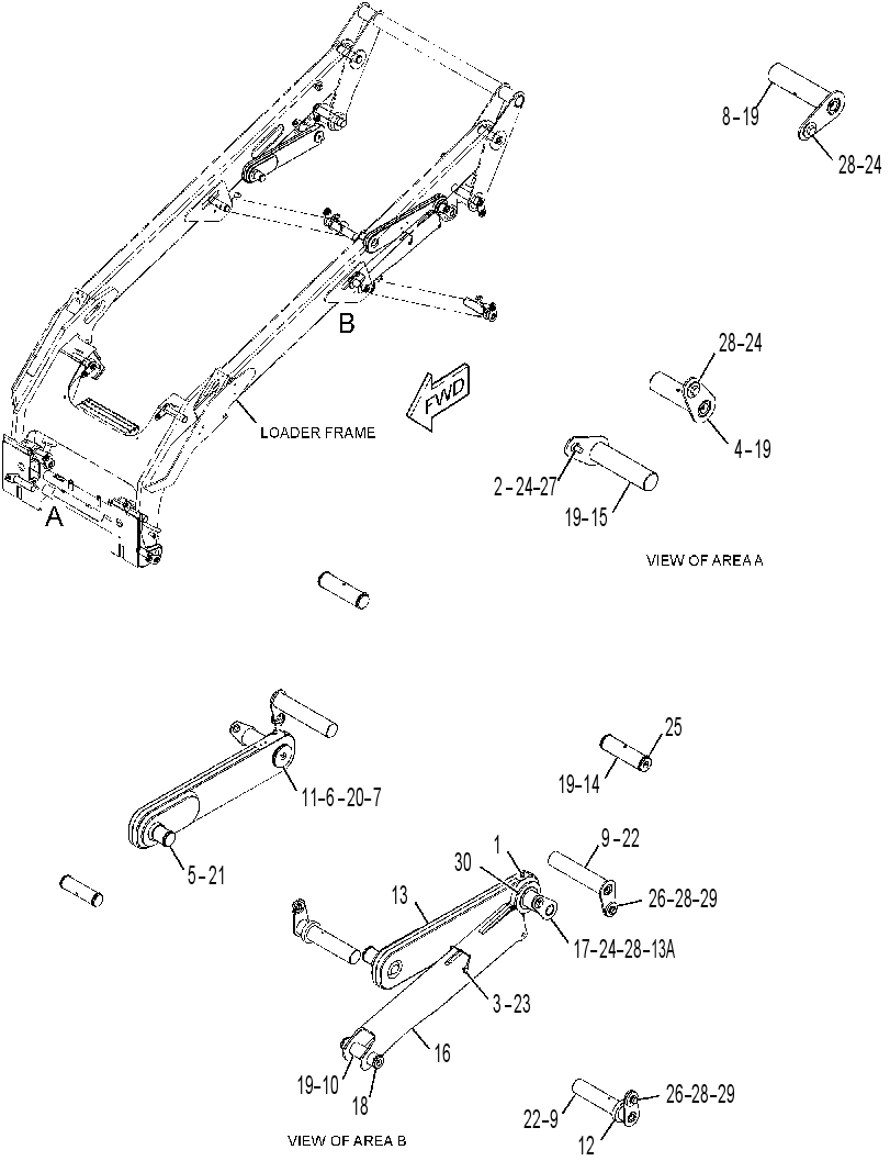 PIN & LINK GP-LIFT ARM 4223200 CAT