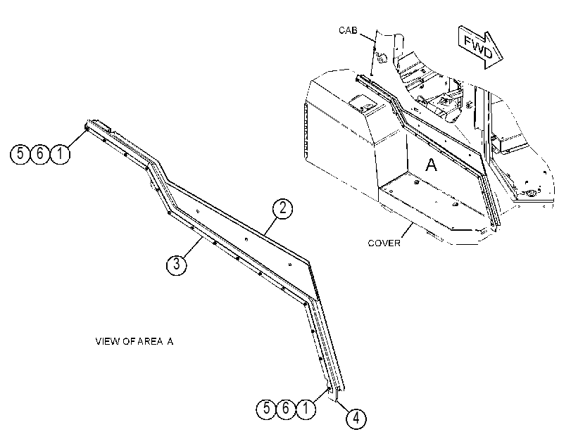 GUTTER AS 3995087 CAT