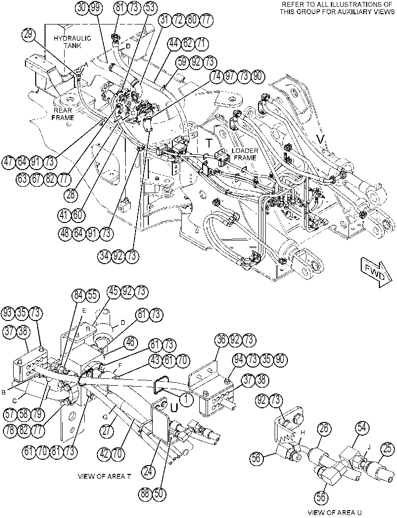 LINES GP-IMPLEMENT 3905830 CAT