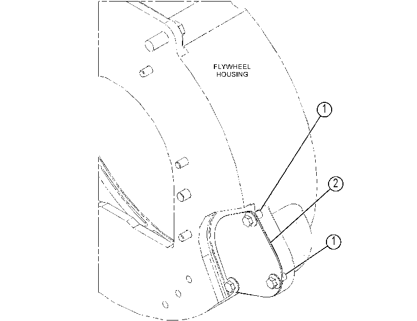 COVER GP-STARTING MOTOR 3861884 CAT