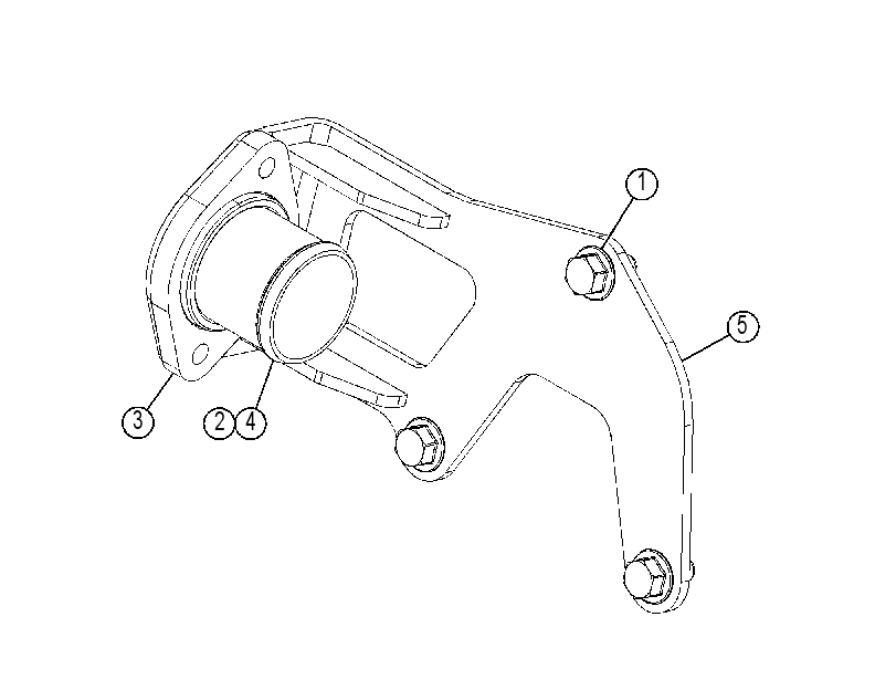 MOUNTING GP-HEAT EXCHANGER 4490840 CAT