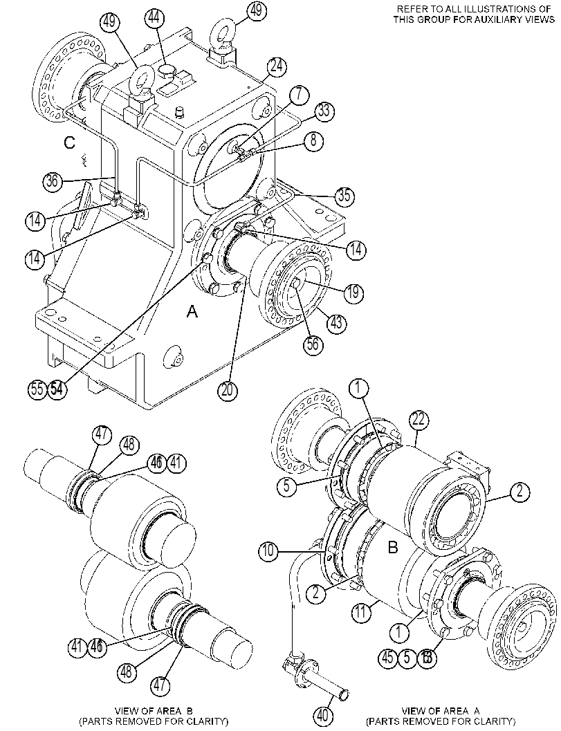 GEARBOX GP-DRIVE 3648420 CAT