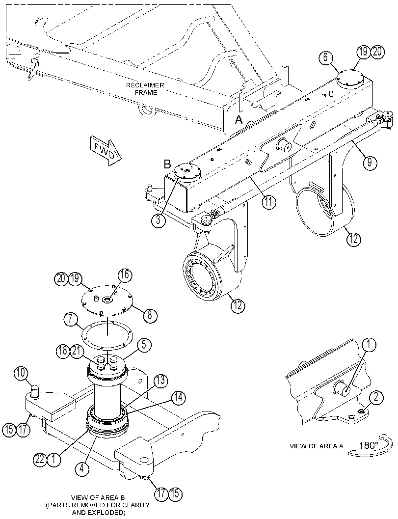 BAR GP-OSCILLATING & STEERING 3791680 CAT