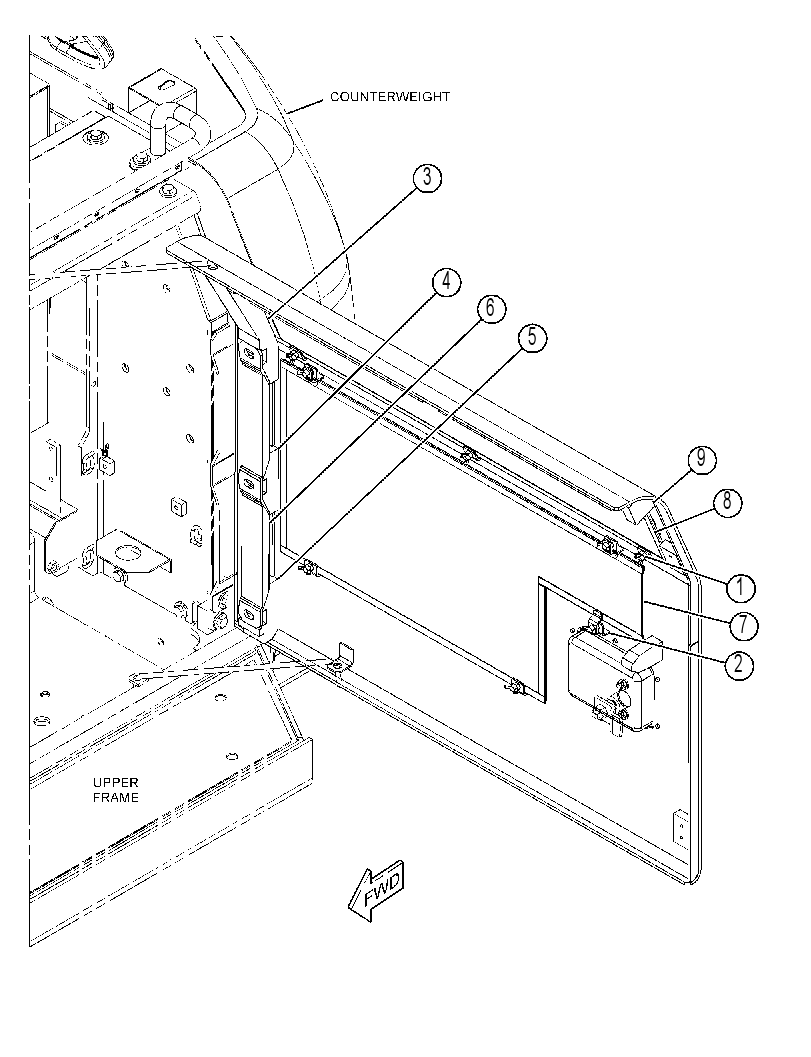 DOOR GP-HOOD 4408171 CAT