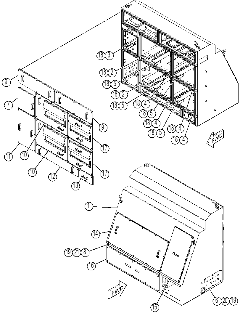 CABINET GP-INVERTER 4515593 CAT