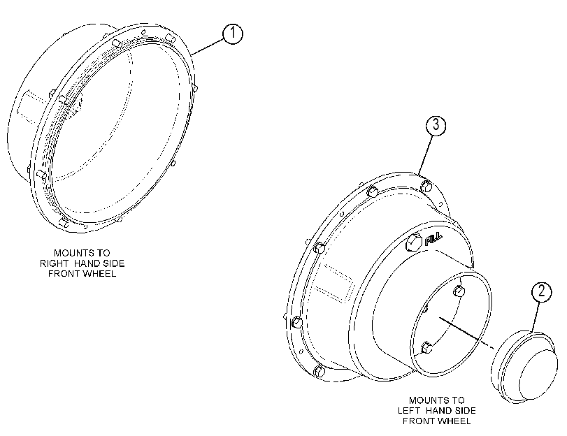 HUB GP-WHEEL 4323619 CAT