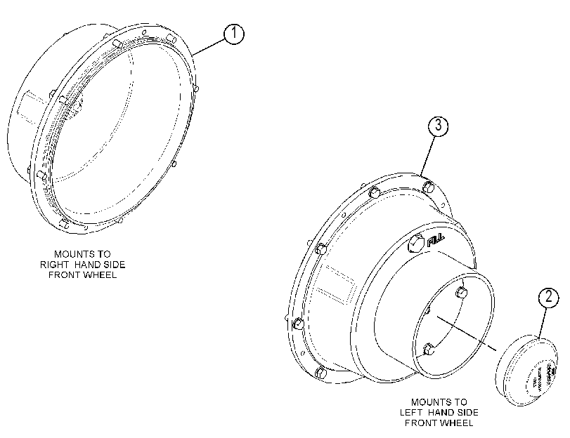HUB GP-WHEEL 4323629 CAT