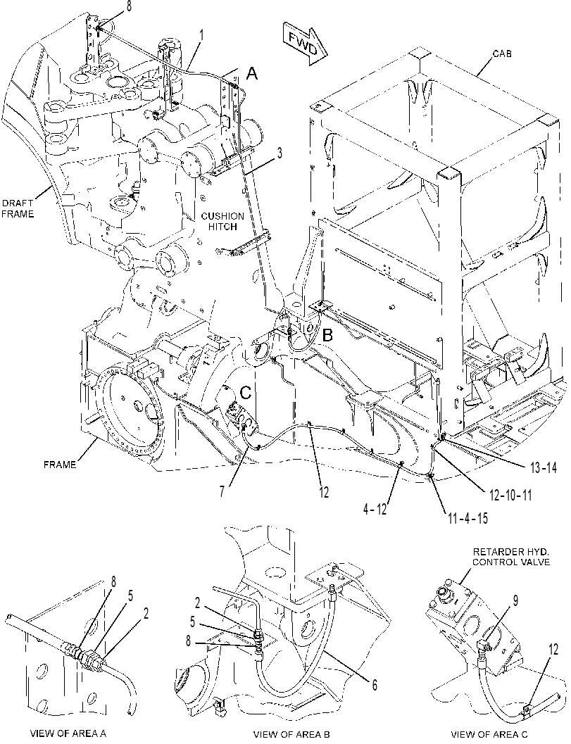LINES GP-RETARDER 2444853 CAT