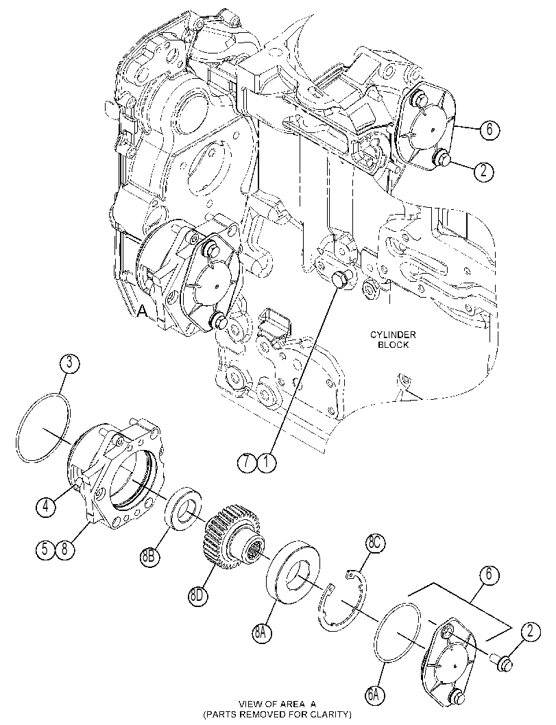 ADAPTER GP-PUMP DRIVE 4546621 CAT