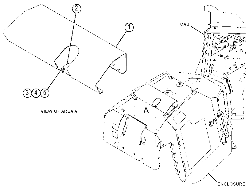 COVER GP-HOOD 4370192 CAT