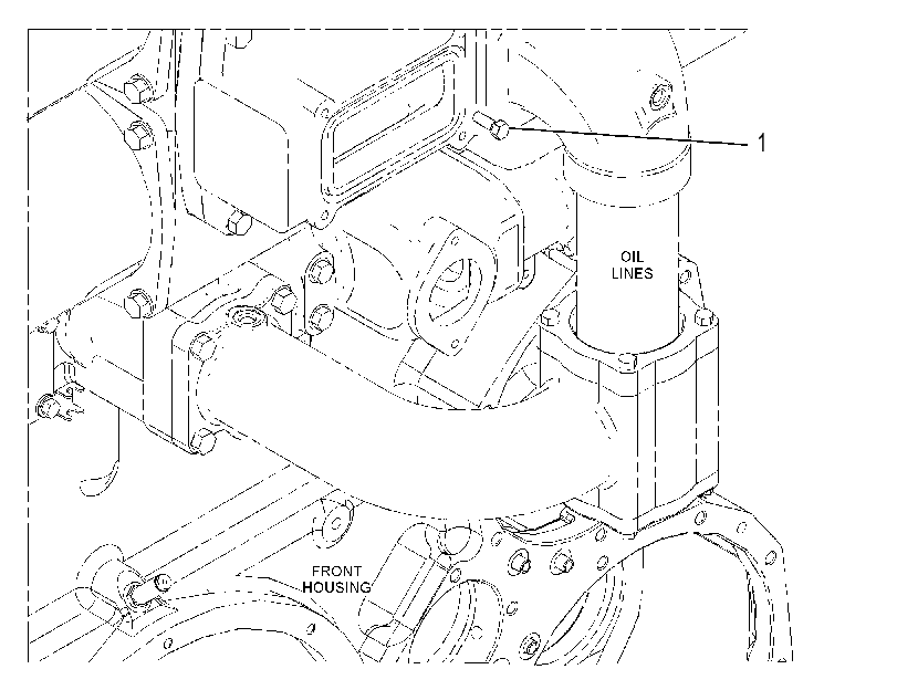 FASTENER GP-ENGINE OIL LINES 4573463 CAT