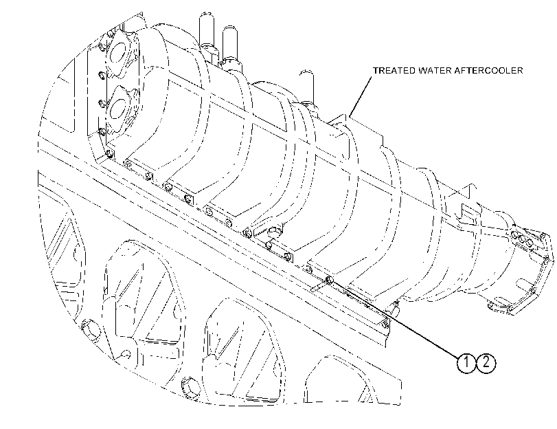FASTENER GP-AFTERCOOLER 4566701 CAT