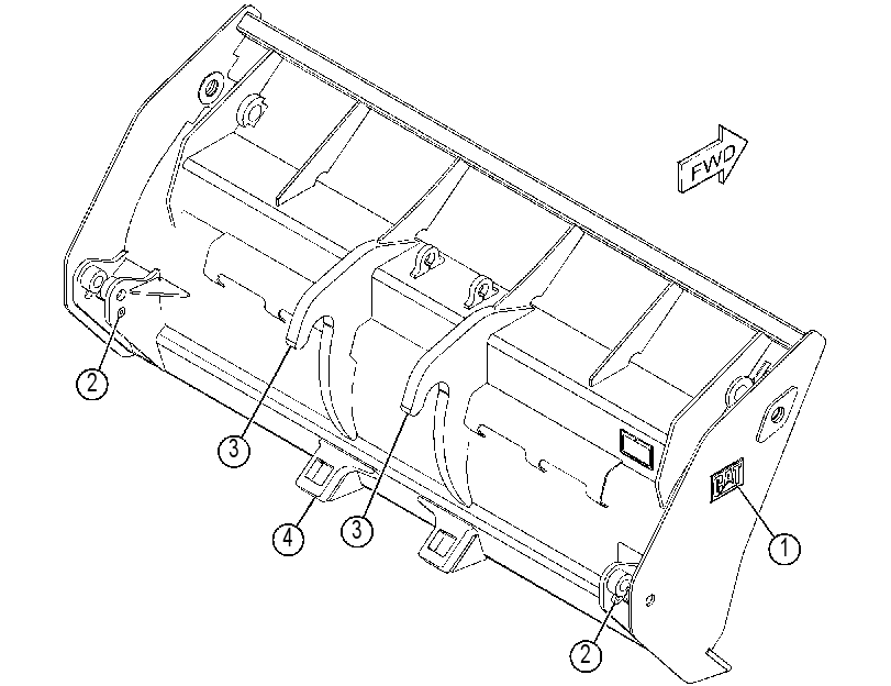 BULLDOZER AS-MULTIPURPOSE BKT 3158314 CAT
