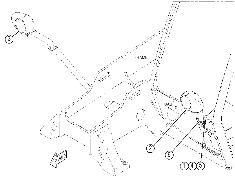LIGHTING GP-FRONT 4371913 CAT