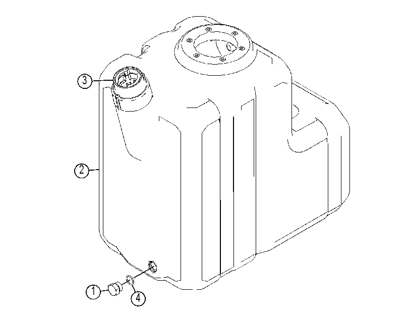 Бак AdBlue 4246269 CAT