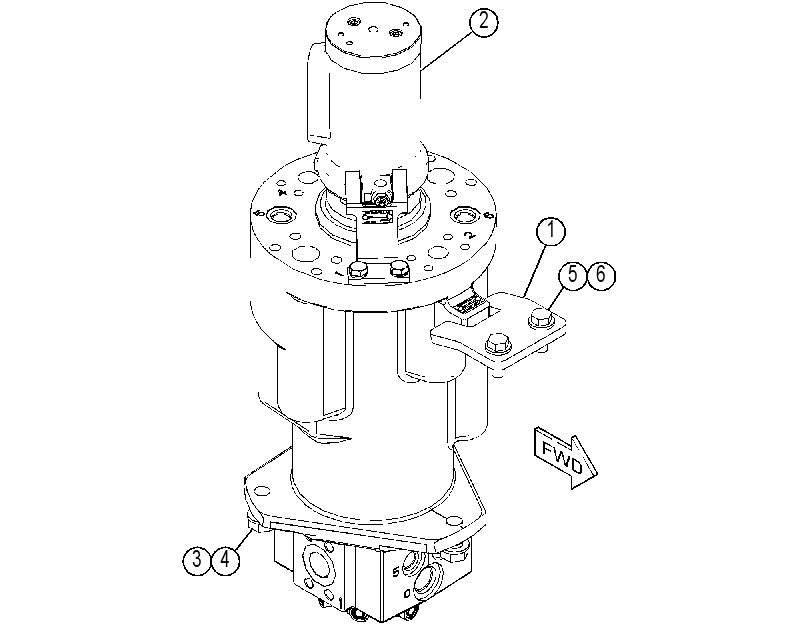 SWIVEL & MOUNTING GP 4178218 CAT