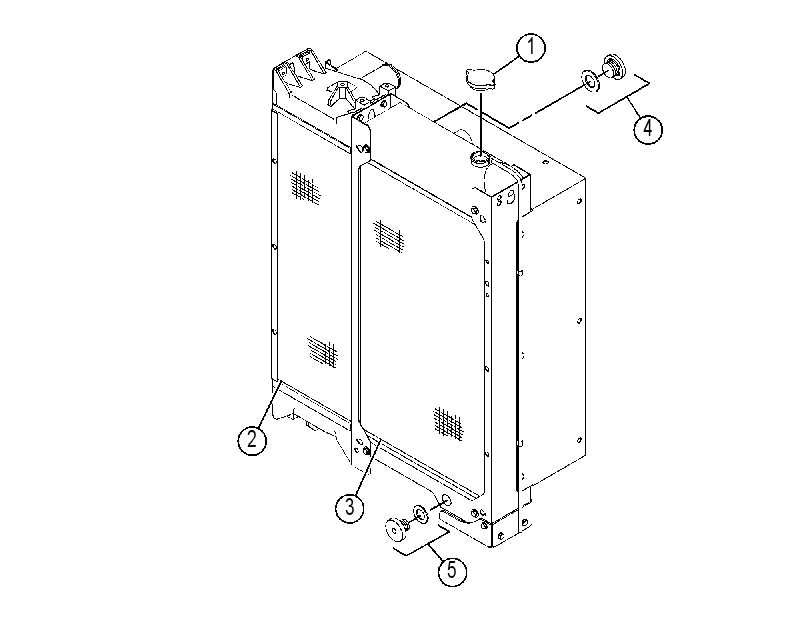 RADIATOR AS 3294355 CAT