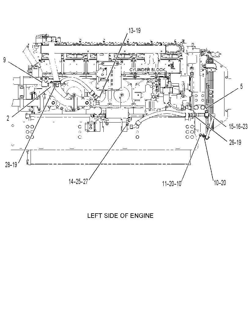 LINES GP-JACKET WATER HEATER 3754814 CAT