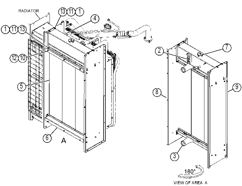 CORE AS-RADIATOR 4476896 CAT