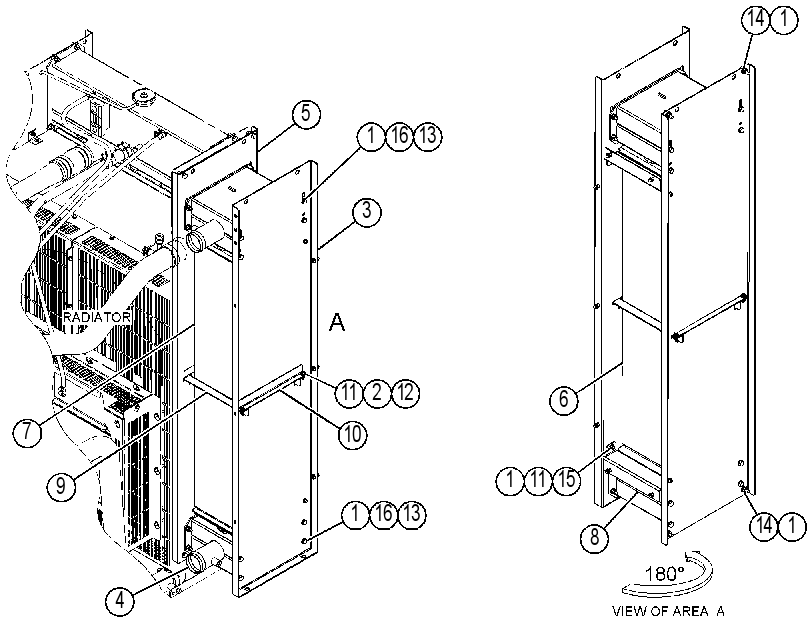CORE AS-RADIATOR 4477482 CAT