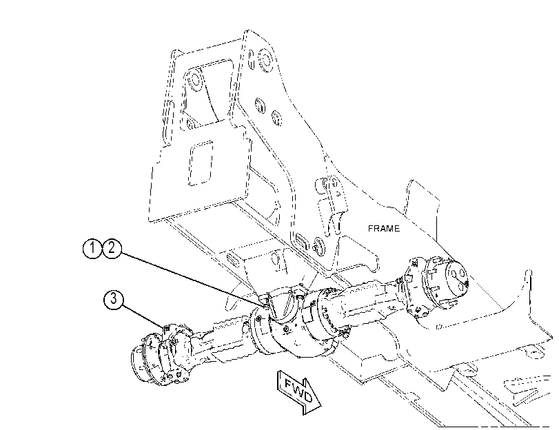 AXLE & MOUNTING GP 4360409 CAT
