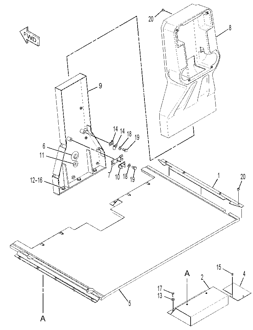 GUARD GP-PLATFORM 4370689 CAT