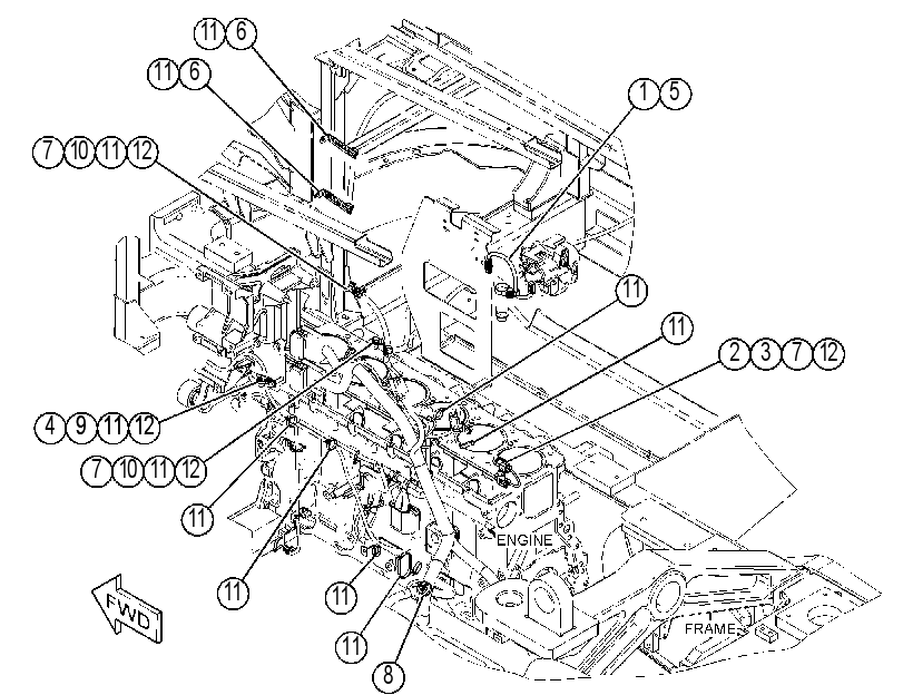 WIRING GP-FUEL PUMP 3748780 CAT