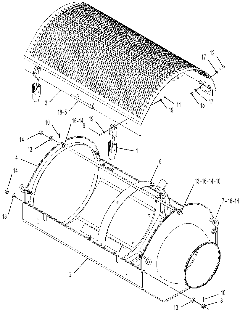 HOUSING GP-AIR CLEANER 3938123 CAT