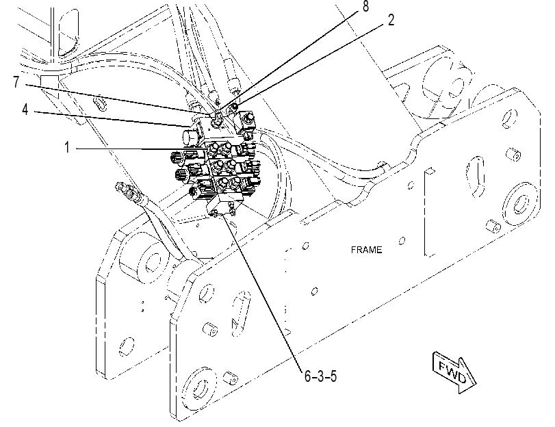 VALVE & MTG GP-STABILIZER 4637113 CAT