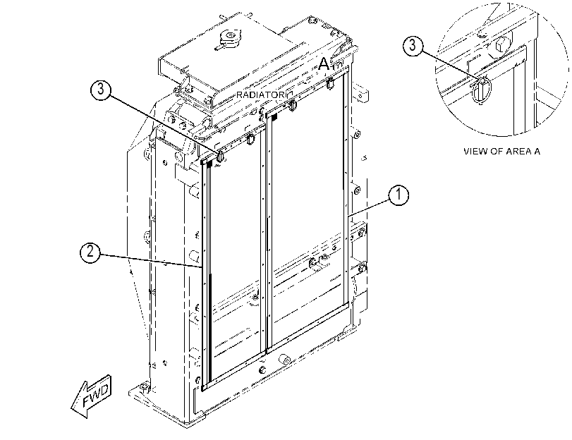 SCREEN GP-RADIATOR 4590355 CAT
