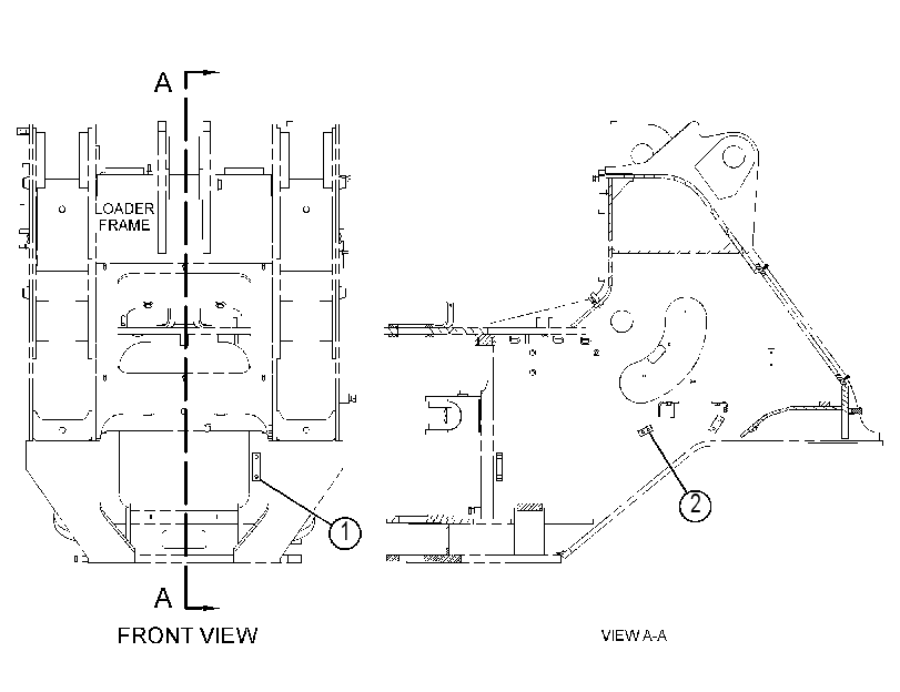 HARDWARE GP-LOADER FRAME 3822522 CAT