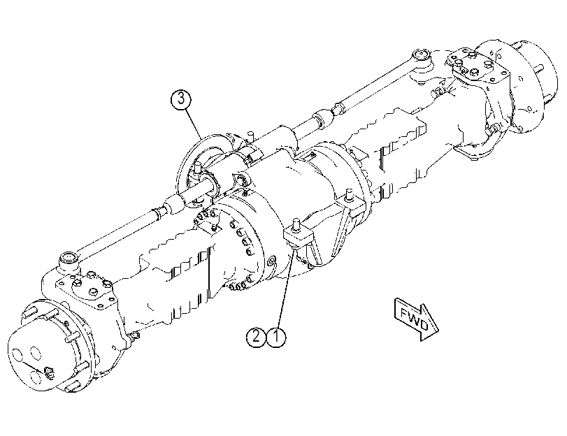 AXLE & MOUNTING GP 4637112 CAT