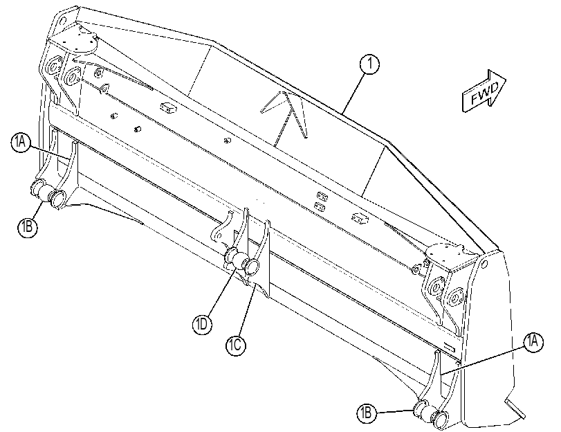 BLADE AS-STRAIGHT 4574561 CAT