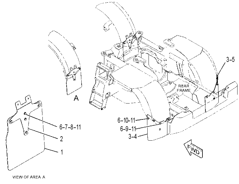 GUARD GP-FENDER 4319876 CAT