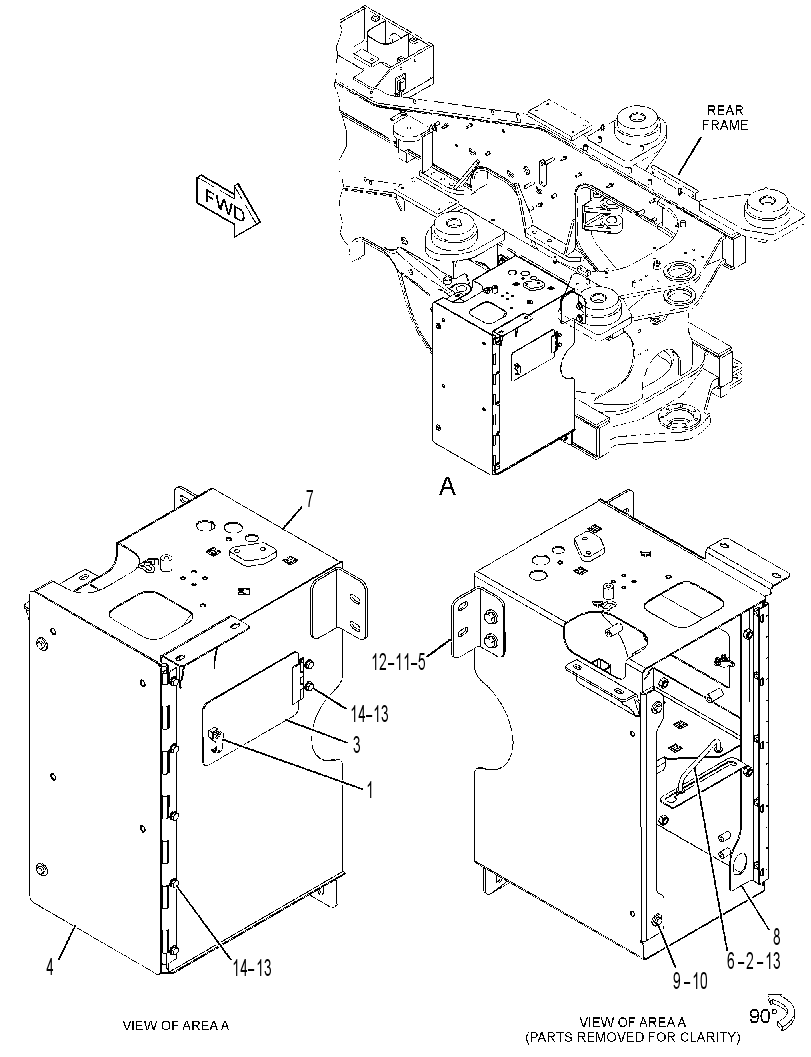 BOX GP-SERVICE CENTER 3946676 CAT