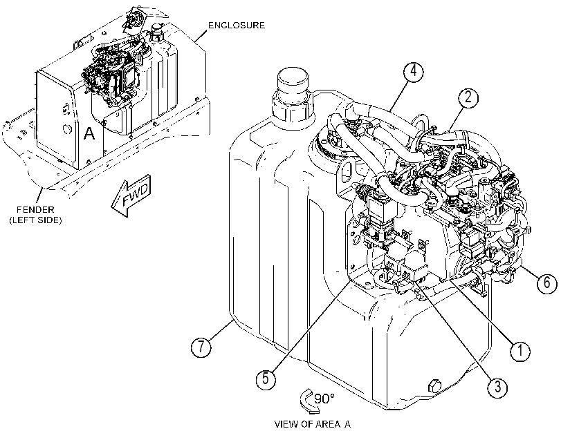Модуль AdBlue (компоновка) 4604805 CAT
