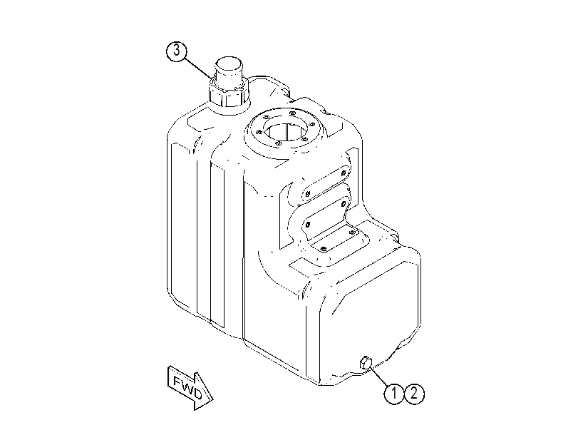 Бак AdBlue 4604807 CAT