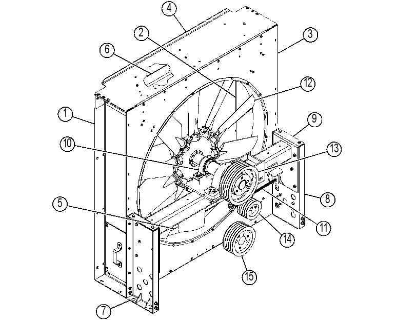 ENCLOSURE GP-RADIATOR 4393968 CAT