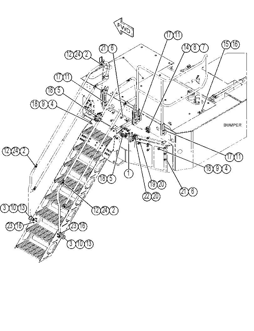 FASTENER GP-PLATFORM 3759549 CAT
