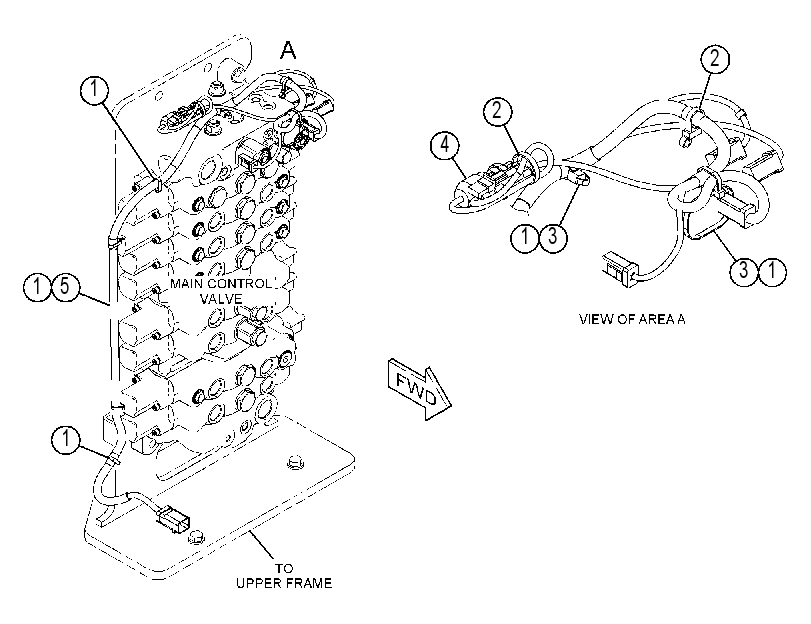 WIRING GP-AUXILIARY CONTROL 4449989 CAT